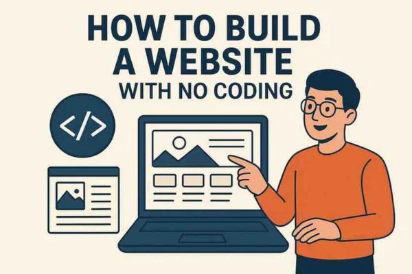 how to build a website without coding